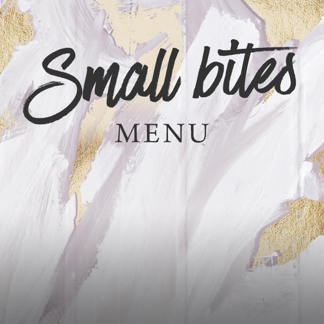 Small Bites menu at One Kew Road 